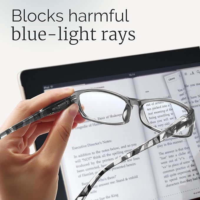 Gaoye 3.0 Reading Glasses for Women, 6 pack Fashion Readers for Women Spring Hinge Eye Glasses, Blue Light Reading Glasses