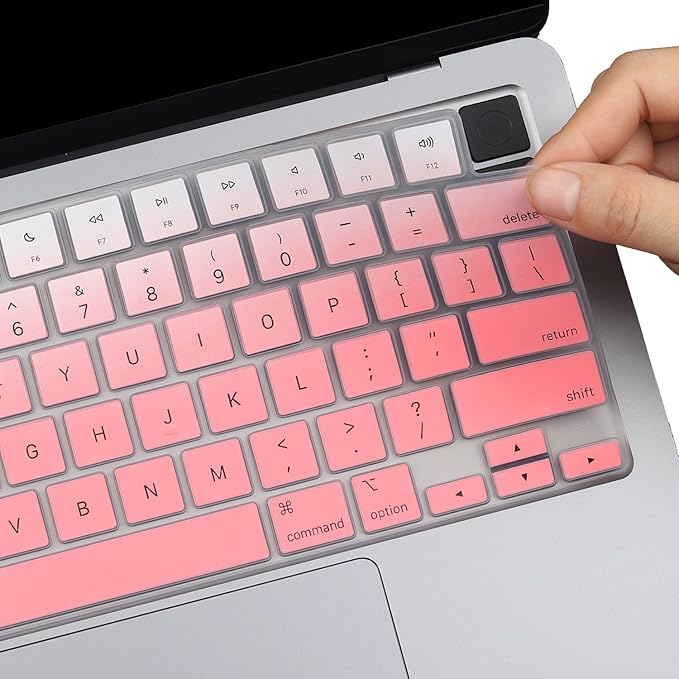 2 Pack Keyboard Cover for MacBook Pro 14" 16" M5-M1 Pro/Max 2026-2021 A3426 A3427 A3428 A3429 A2442 A2779 A2918 A2992 A2485 A2780 A2991,2026-2023 MacBook Air M5-M2 13.6" 15.3" laptop Skin,US Layout-OP