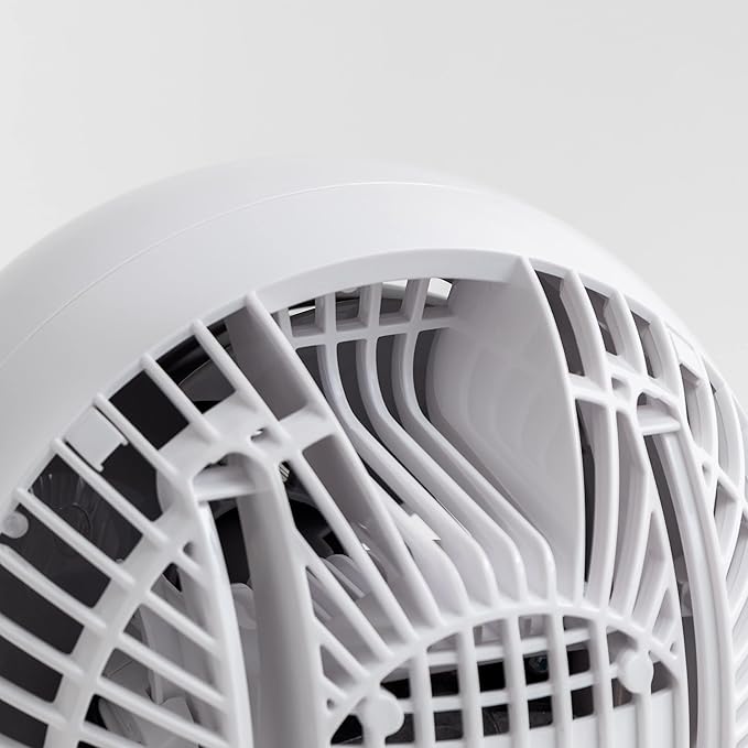 IRIS USA WOOZOO Air Circulator Fan with Remote, Oscillation, 3 Speeds, 52ft Max Air Distance, Adjustable Tilt, Quiet Motor, Small Fan for Bedroom, Office, Dorm, White