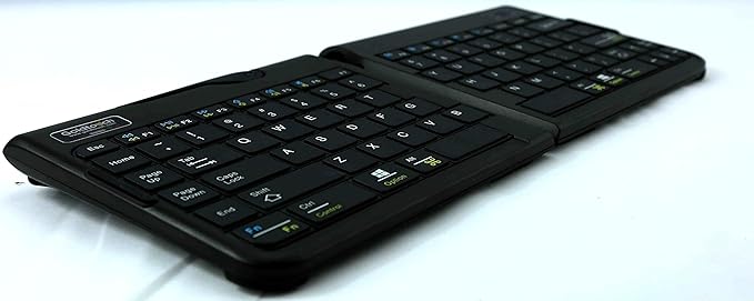 Goldtouch Go!2 Wireless Bluetooth Mobile Keyboard - PC & Mac GTP-0044W Plus Jestik Microfiber Cloth - Value Bundle