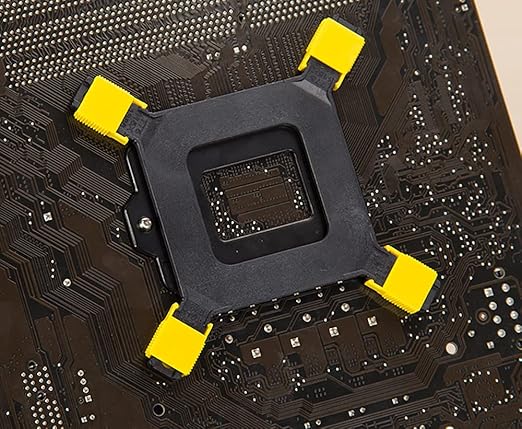 Adjustable Motherboard Backplate CPU Heatsink Mounting Bracket Kit Compatible with Intel LGA 775 1150 1155 1156 1366 Motherboard CPU Radiator Holder Backplate Snap Fix Screw Bolts
