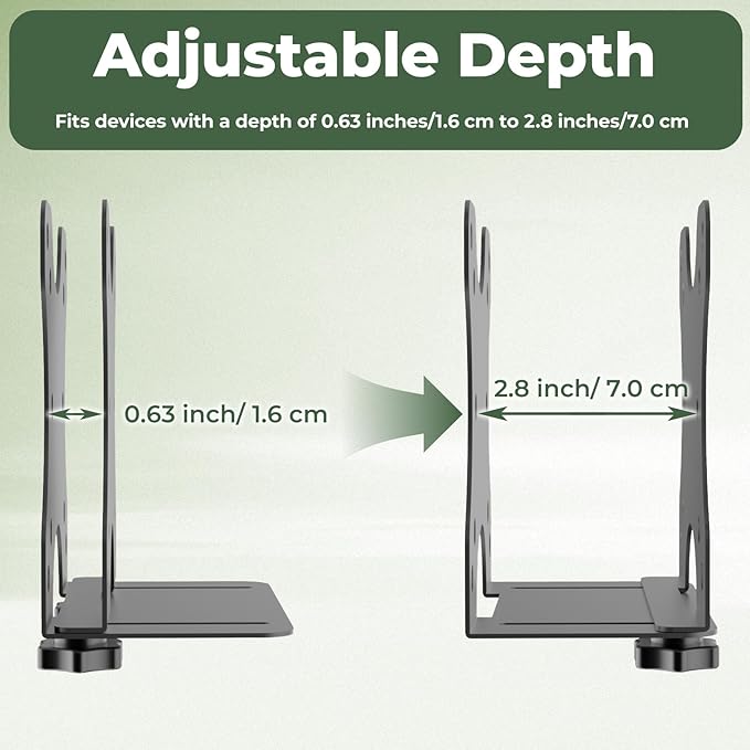 Adjustable Thin Client Mini PC Vesa Mount to Wall, Under Desk, Attached to Monitor Arm and Stand Pole for HP, Dell, Bosgame Ryzen 5, GMKtec K11, Bmax B3, KAMRUI E3B, NUC, Mac mini and Small CPUs