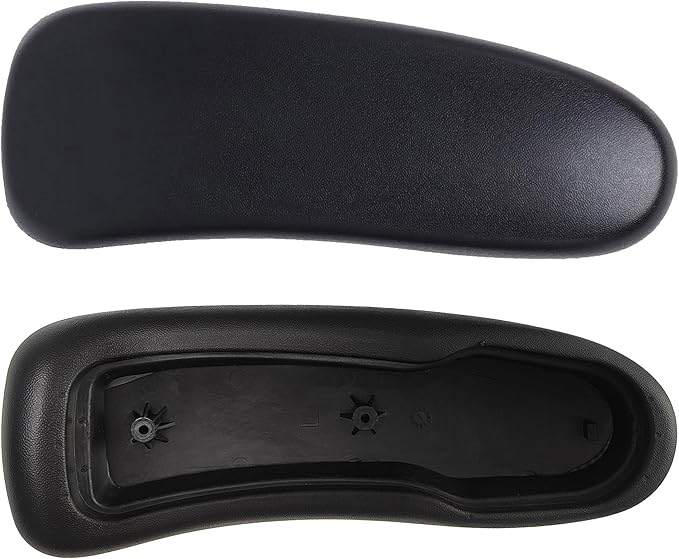 Chair Armrest Replacement, Arm Pad Caps Replacement for Herman Miller Classic Aeron Chair Graphite Black 1 Pair