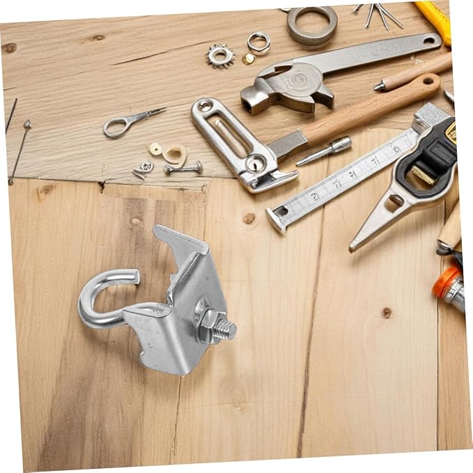 COHEALI 6pcs Durable Clamp Hooks for Efficient Warehouse Management Design for Stable Storage Wire Shelves Versatile Fixing