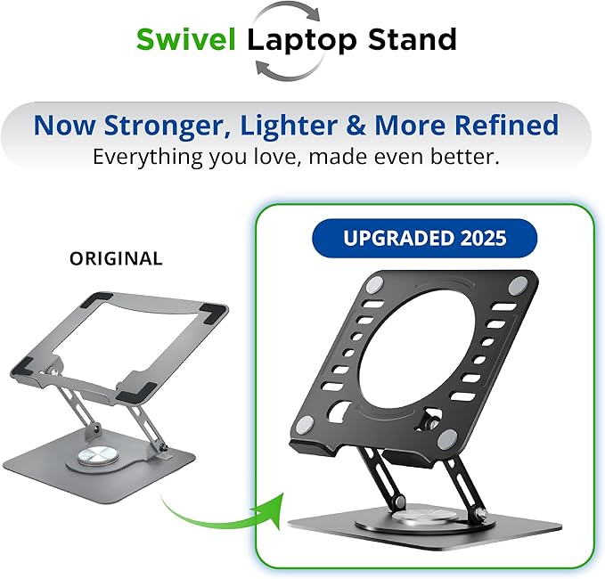 Uncaged ERGONOMICS Swivel Laptop Stand 2.0