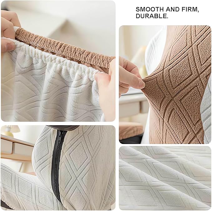 Gaming Chair Cover Office Chair Cover Game Chair Cover Stretchable with Armrest Covers Computer Chair Seat Covers Gaming Chair Cover Slipcovers, Khaki b