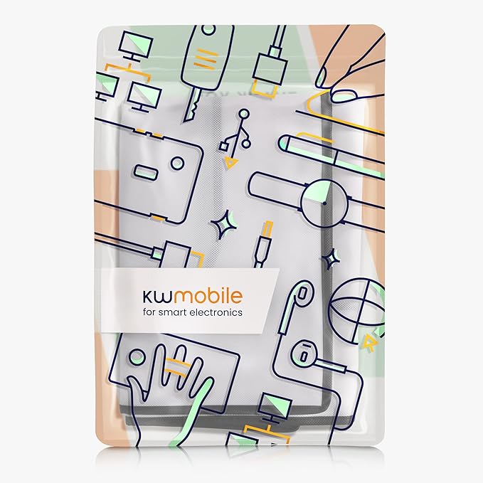 kwmobile Monitor Cover Compatible with 31-32" monitor - Dust Cover Computer Screen Protector - White