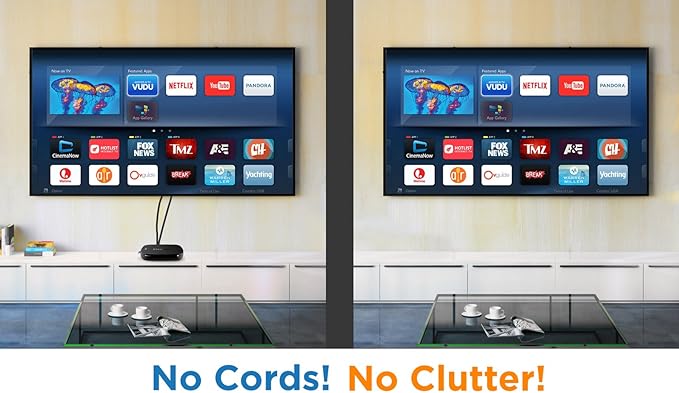 Mount-It! Cable Box Mount Behind TV | Adjustable Universal Mounting Bracket for Streaming Devices, Router, Modem, DVD | Wall and Behind TV Compatible, Steel