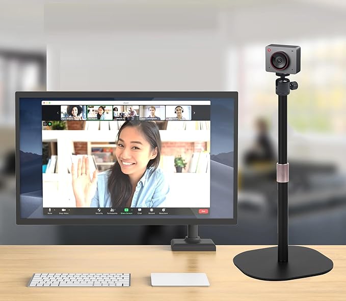 Heavy-Duty Webcam Stand, 18-inch Tabletop Webcam Tripod Holder Compatible with OBSBOT Tiny 2/ Tiny SE 1080P/Meet 2/Meet SE/Meet Webcams