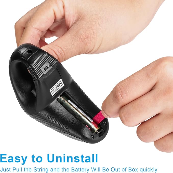 welspo Wireless USB Handheld Finger Trackball(Black) Mouse with Laser Pointer