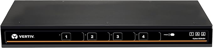 Vertiv Cybex Secure 4K UHD KVM 4-Port HDMI DPP EAL4+ NIAP TAA Compliant (SC845H-001)