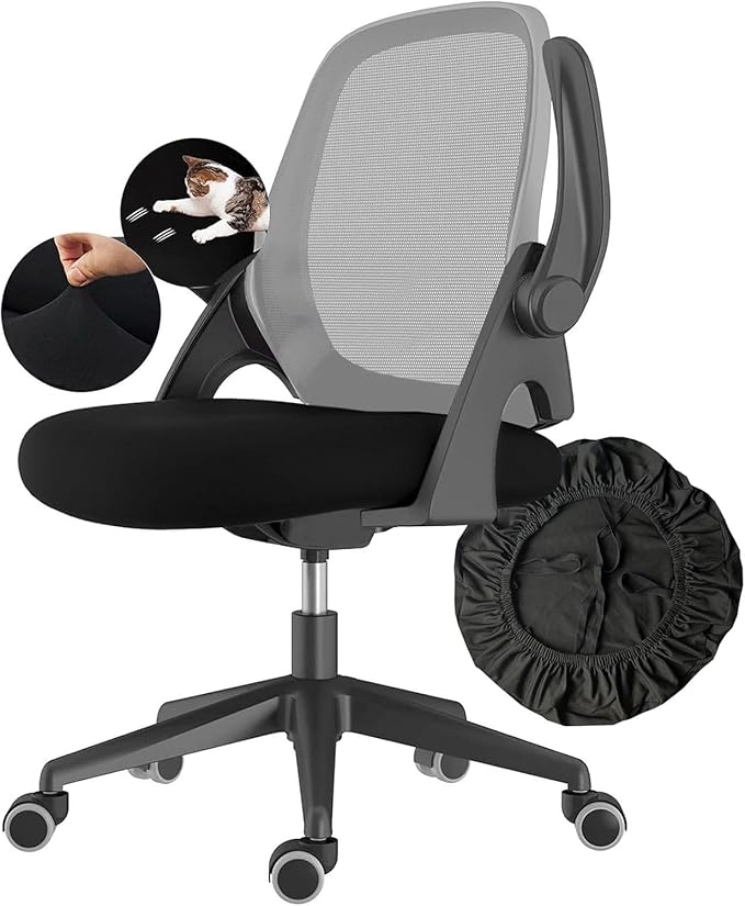 DHXYZZB Stretch Universal Chair Seat Cover - Office Chair Slipcover, Washable Chair Cushion Protector for Dining, Office, Home, Fits Most Chairs