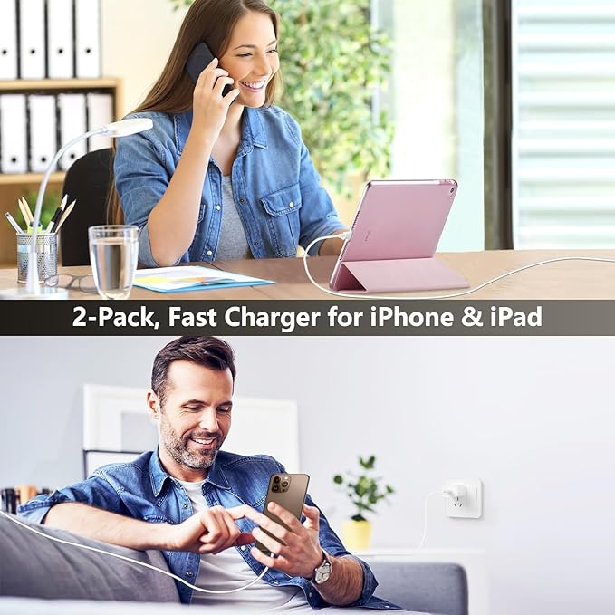 Phone 17 16 15 Charger Fast Charging, 3 FT Long USB C Charger Cord with 20W Type C Fast Phone Charging Block forPhone 17/17 Pro/17 Pro max/Air/Phone 16 15 Pro Max Plus, iPad, Android,White