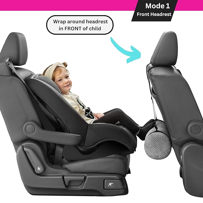 Car Seat Foot Rest for Kids | Car Seat Accessories | Leg Rest for Car Seat Kids | Car Foot Rest with Extra Long Straps Adjusts to Any Carseat Or Toodlers Booster Seat Navy by SWANOO