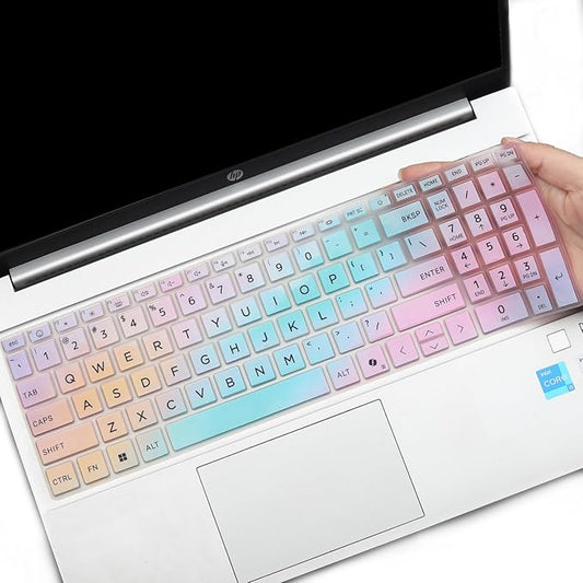 Keyboard Cover for 2026-2024 HP 15.6 inch Laptop 15-fc 15-fd Series, HP 15z-fc000 15t-fd000 15-fd0123dx 15-fd0127dx 15-fc0245dx 15-fc0025dx 15-fd0023dx 15-fd0005dx 15t-fd100 fd0083wm fc0093dx-Cycs