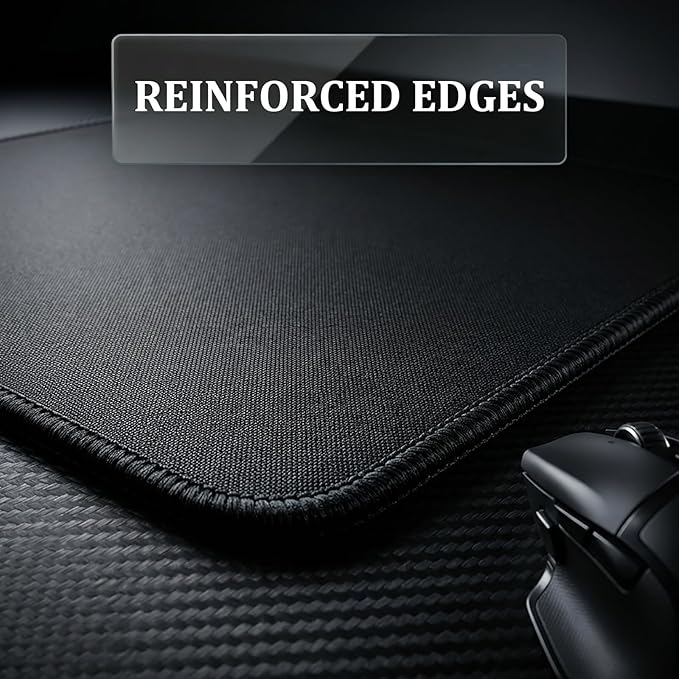 Bouclel Non-Slip Rubber Base Mouse Pads with Anti-Fray Stitched Edges,9.84x11.81 in for Computer & Office Mouse Mat for Laptop,