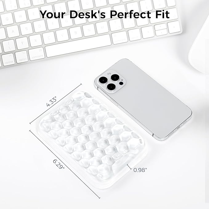 Ospelelf Ergonomic Elbow Pad, Gel Keyboard Wrist Rest Support for Office Desk Chair, Arm Wrist Pad for Typing Pain Relief, 1 Pack
