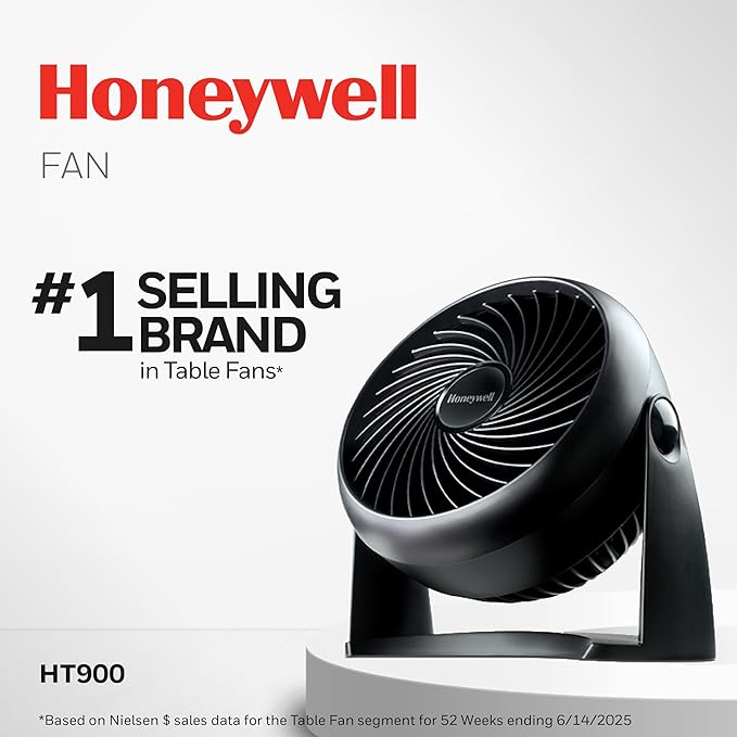 Honeywell HT-900 TurboForce Air Circulator Fan Black