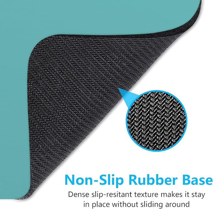 Dapesuom Small Mouse Pad, 6 x 8 Inch Thick Rubber Premium-Textured Non-Slip Portable & Washable Mini Mouse Mat for Women Men Wireless Laptops Keyboard Tray Gaming Work Computer Travel, Malachite Green