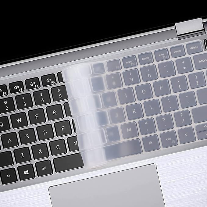 Keyboard Cover for Dell Latitude 14" 7410 7420 7430 7440 7450, Latitude 5440 5430 5431 5420 3440 14", Latitude 7520 15.6" Dell Latitude 9000 9510 9520 9420 9430 Keyboard Protective Cover-Clear