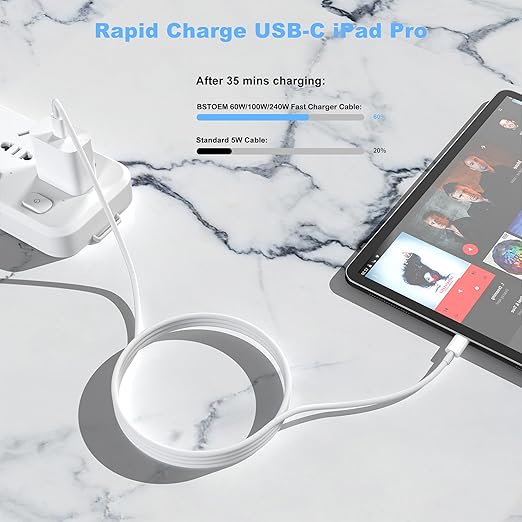 2Pack for Apple USB C to USB C Charging Cable 6ft 100W,Long Type C to C Fast Charger Cord,for iPhone 17/16E/Air/16/16e/15/Pro/Plus/Pro Max,for MacBook Pro/Air,for iPad Pro12.9/11in,Air 4/5,Mini 6/7