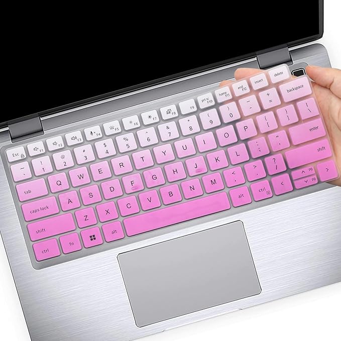 Keyboard Cover for Dell Latitude 14" 3450 3440 5450 5440 5430 5431 5420 7450 7440 7430 7420 7410, Dell Latitude 14" 9420 9430, Latitude 16 7650 7640, Latitude 9520 9510 7520 15.6"-Ombrepurple