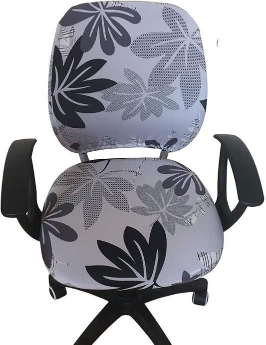 Melaluxe Computer Office Chair Cover - Protective & Stretchable Universal Chair Covers Stretch Rotating Chair Slipcover