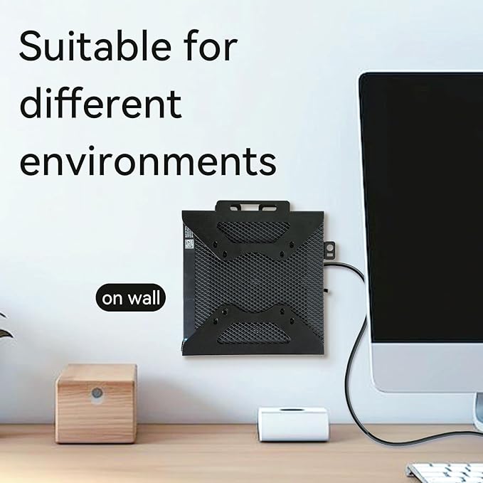 Mini PC Mount Compatible with HP 260 Desktop,ProDesk 400 405 600,EliteDesk 705 800 805 Mini PCs VESA Mount Adapter Wall and Under Desk