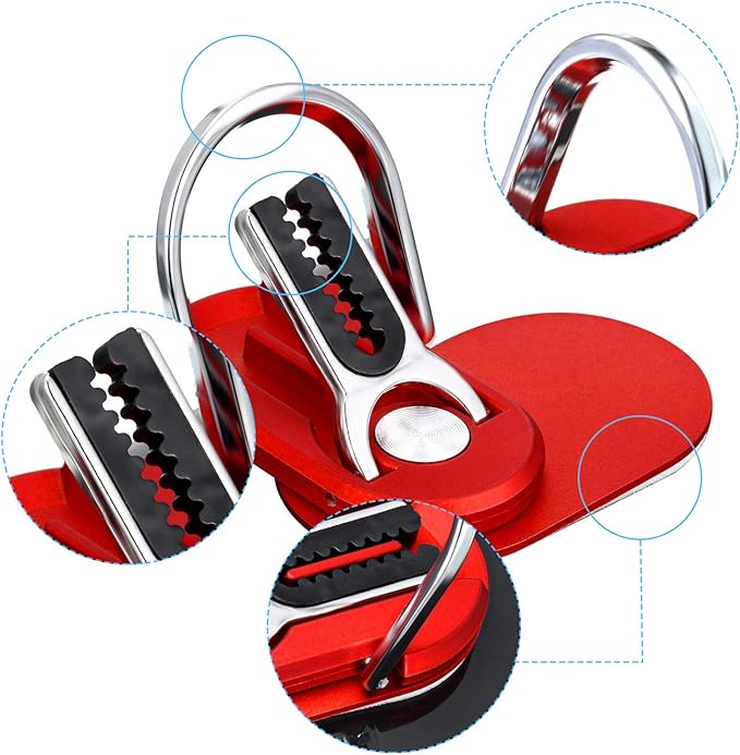 6 Pieces 3-in-1 Multipurpose Mobile Phone Bracket Holder 360 Degree Rotation Cell Phone Ring Stand for Car Home, 5 Colors