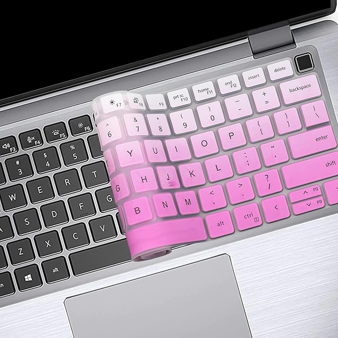 Keyboard Cover for Dell Latitude 14" 3450 3440 5450 5440 5430 5431 5420 7450 7440 7430 7420 7410, Dell Latitude 14" 9420 9430, Latitude 16 7650 7640, Latitude 9520 9510 7520 15.6"-Ombrepurple