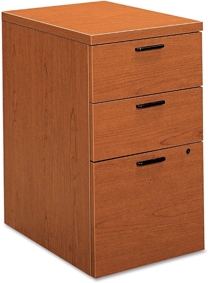 HON 105104NN 10500 Series File/File Mobile Pedestal, 15 3/4w x 22 3/4d x 28h, Mahogany