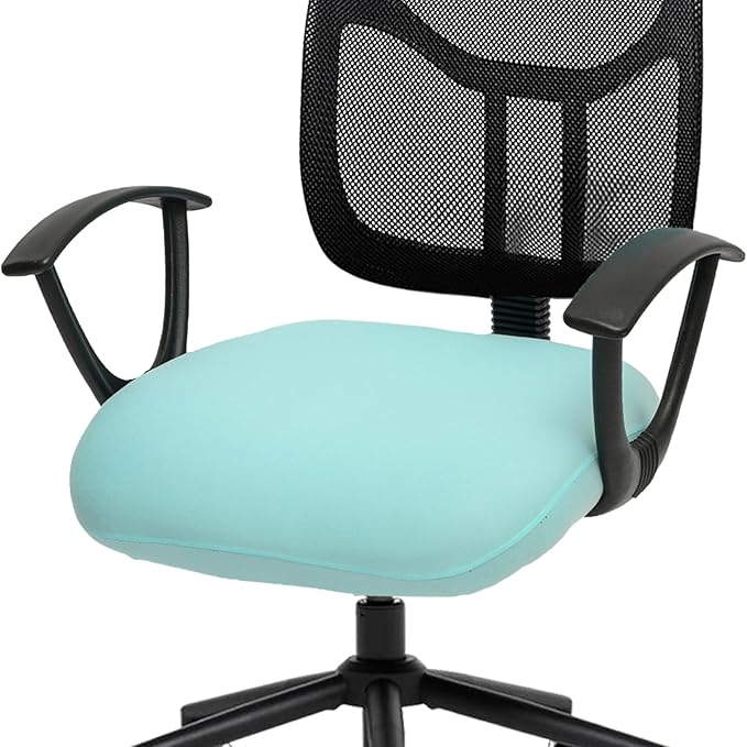 DIVA EN CAMINO DEC Universal Spandex Computer Chair Slipcover - Stretchable Desk Office Chair Seat Cushion Covers - Removable Washable Cushion Protectors for Dogs, Cats, Pets