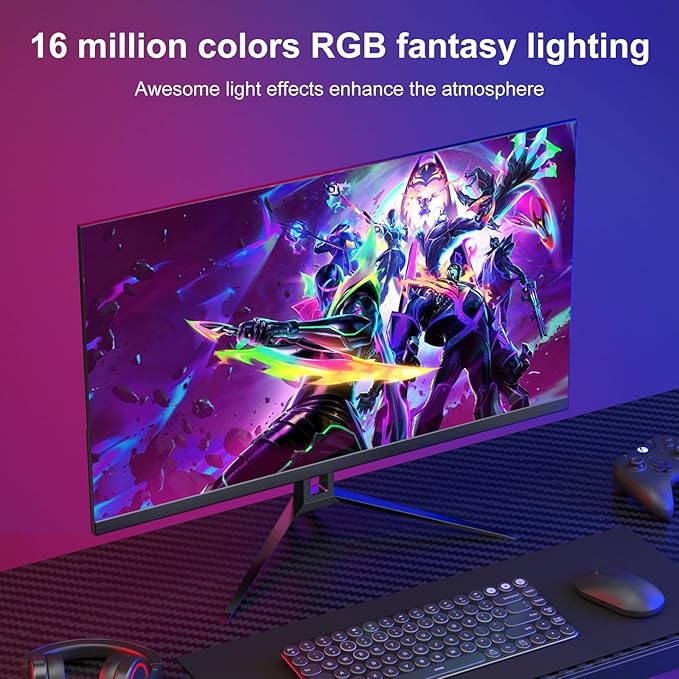 pc sync Light bar，LED Light Strips Deliver Synchronized Lighting Effects with Screen Colors and Music, Compatible with Win/Mac Systems. (PC Sync Light (for 27-inch Models))