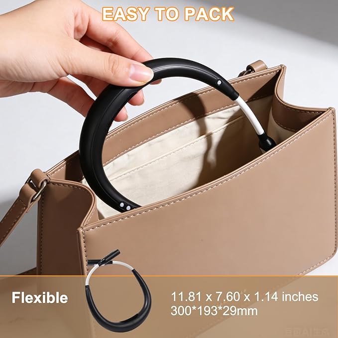Book Light, 3-Color & 9-Brightness Reading Light, Bendable Neck Light, 60-hr Lasting Rechargeable Lamp, Perfect Book Light for Reading in Bed, Knitting, Camping (Heating, 1)