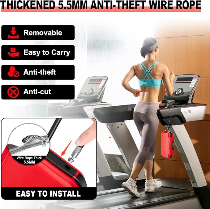 HUANLANG Portable Safe Lock Box with Combination Lock Mini Beach Travel Safe Waterproof Small Lockable Box with Removable Wire Rope Combination Safe Box for Dorm,Travel,Beach,Hotel,Car,Home,Office