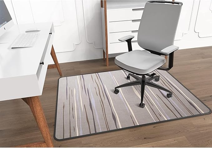 Heavy Duty Office Chair Mat for Carpet and Hardwood Floor Bohemian Desk Chair Mat Rug 36'' x 48'' Jacquard Woven Surface Floor mats for Office Home