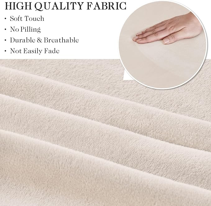 NICEEC Criss Cross Chair Cover Armless Office Dorm Desk Chair Covers Vanity Chair Covers Computer Mid Back Wide Seat Chair Without Arms Protector Spandex Stretch Slipcover Beige(No Chair Only Cover)