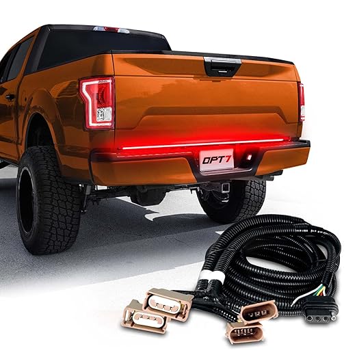 OPT7 Easy Connect Tailgate Light Bar Harness for 2015-2018 F150 Without Blind Spot Monitors – Fits 15-18 F-150 XL, XLT, Lariat, King Ranch, Raptor w/o BLIS/Backup Camera/Tow Assist Sensor