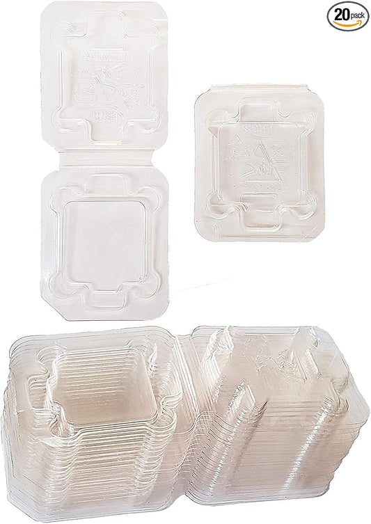 20PCS Computer CPU Case Tray Packaging Clamshell for Intel LGA775 LGA1150/1151/1155 /1156 i3 i5 i7 CPU Protector Cover