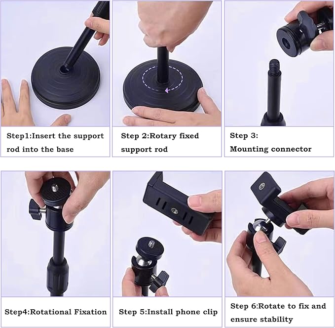 Webcam Stand, 18 Inch Web Cam Stand for Desk, Adjustable Webcam Mount Camera Stand for Logitech Webcam C922 C930e C920S C920 C615 C960 C920x BRIO 4K NexiGo N60, Phones, Cameras