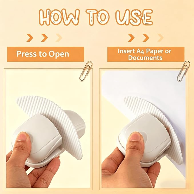 Document Holder for Typing - Document Stand for Desk When Typing,Portable Copies Stand Desktop Document Holder Stand for A4 Paper Documents Office Typing Reading (White)