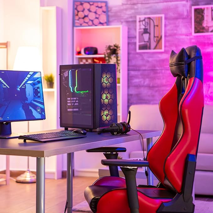 uxcell Gaming Chair Covers, Stretchable Office Computer Chair Slipcover with Armrest Covers, Elastic Seat Protector for Office Reclining Racing Game Chair, White
