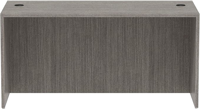 Alera Alera Valencia Series Straight Front Desk Shell, 59.13" x 29.5" x 29.63", Gray