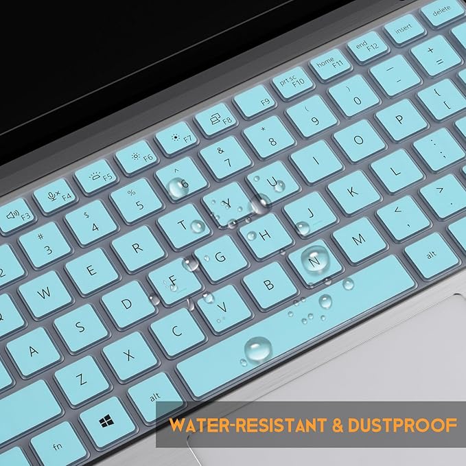 Keyboard Cover for Dell Latitude 5420 5430 5431 5440 5450 3440 3450 14, Latitude 7420 7430 7440 7450 7410 7650 7640 14 & 15.6, Latitude 9510 9520 9420 9430, Latitude 7520 15.6 Keyboard Skin, Mint