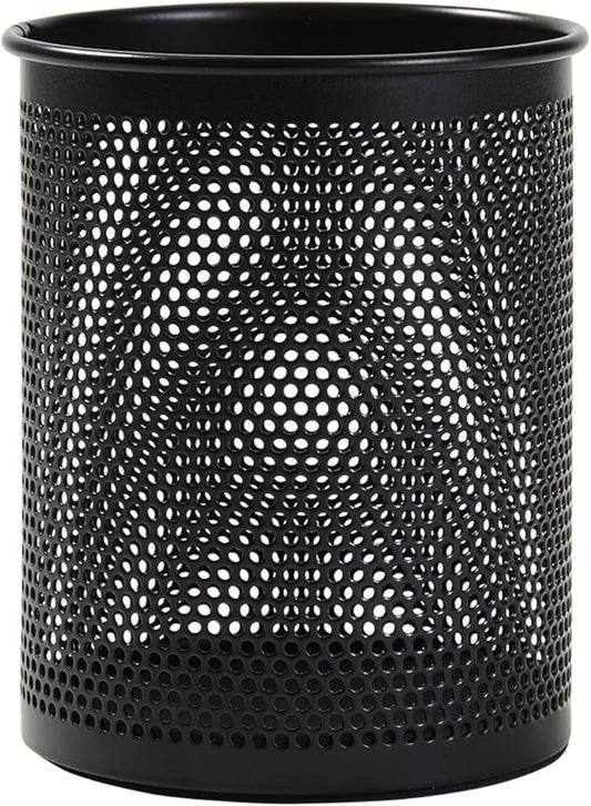 Comix Pen Holder Desk Organizer, Wire Mesh Pencil Cup with Foam Pad and Non-Slip Bottom Office Supplies Desk Accessories for Home Office School, 1 Pack