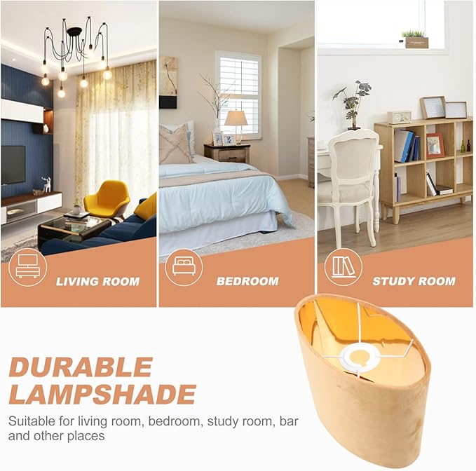 Lamp Shade for Table Lamps Ceiling Cylindrical Light Covers Clip on Lampshades for Light Shell Cover Lampshades Replacement Shades Equipment Cover