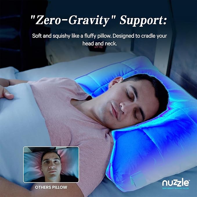 Nuzzle Queen Size Set of 2 Adjustable Firm Pillows – Hotel Luxury Neck Support, Height Adjust Soft Cooling Pillow for Back, Stomach or Side Sleepers-Home Gift