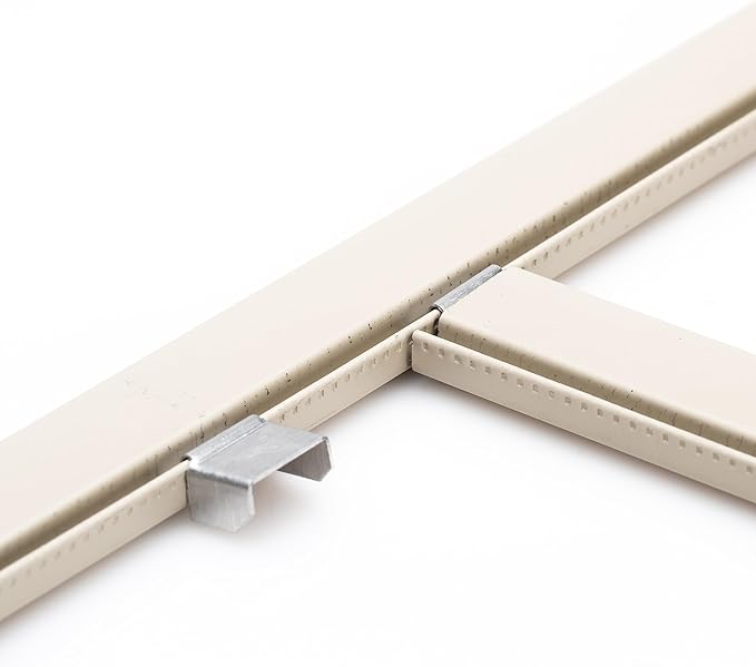 Window Screen Spreader Bar Clips 25-Pack - Insect Screen Horizontal Rail Bracket for 5/16" Screen Frame Bar -OR- 5/16" X 9/16" Spreader Bar, Made in The USA