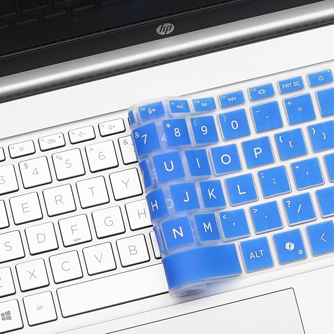 Keyboard Cover for 2025 2024 HP Laptop 15-fc 15-fd 15.6" Series 15z-fc000 15t-fd000 15-fd0123dx 15-fd0127dx 15-fc0245dx 15-fc0025dx 15-fd0023dx 15-fd0005dx 15t-fd100 fd0083wm 15-fc0093dx-Blue