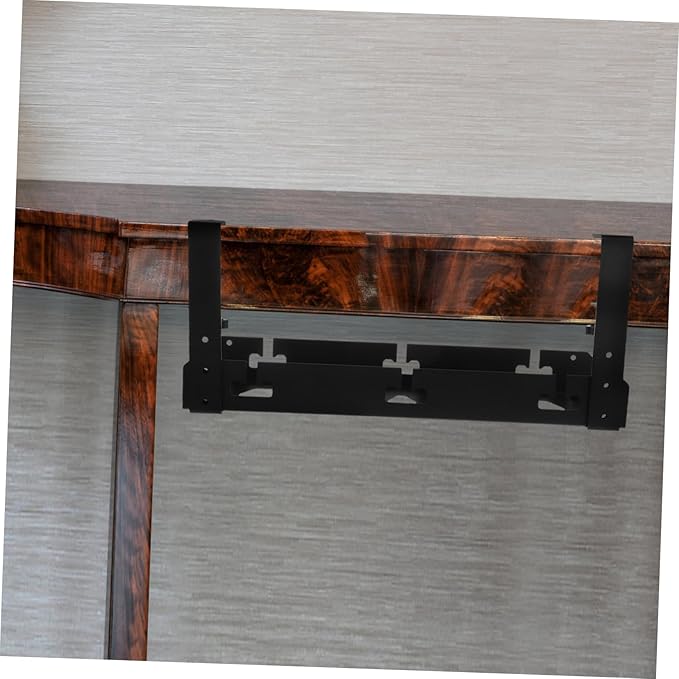 OSALADI Desk Tray No Drill Installation for Tidy Workspace Heat Dissipation Design for Cables Multifunctional Organizer for Home Office
